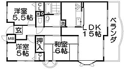 A・R・G・コート 3LDKの間取図画像