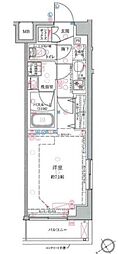 クレヴィスタ練馬桜台II 3階1Kの間取り