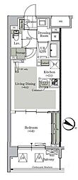 ParkCube西ヶ原STAGE 1LDKの間取図画像