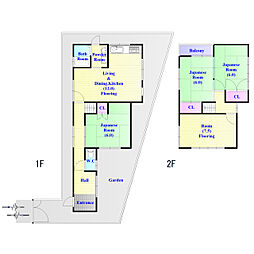 TC土師町 4LDKの間取り