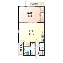 フジパレス今川III番館 3階/-