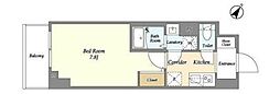 KDXRESIDENCEMachidaNorth 1Kの間取図画像