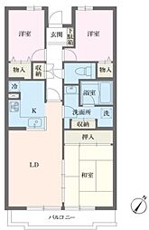 アルティザ相武台 3LDKの間取図画像