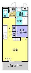 ＭＡＲＩＮＥ　ＲＯＡＤ 1階ワンルームの間取り
