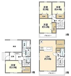 Kolet川口元郷#05 1階4LDKの間取り