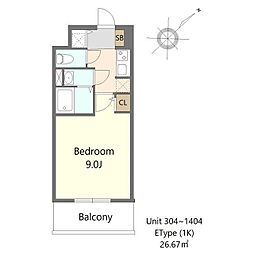 S-RESIDENCE堺altklas 3階