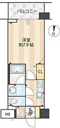 エミリブ下落合 1Kの間取図画像
