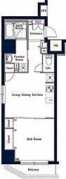 N-stageUeno 1LDKの間取図画像