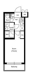 パティーナ大泉学園 1Kの間取図画像