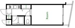 菱和パレス池袋本町 ワンルームの間取図画像