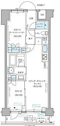 パークアクシス文京本郷 2LDKの間取図画像