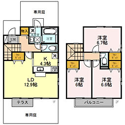リビングタウン狭山池 H棟 1階/-