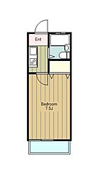 カレッジ林 2階/-