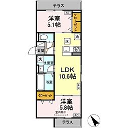 D-ROOM松木B1 2階