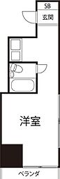 ダイアパレス亀戸 ワンルームの間取図画像
