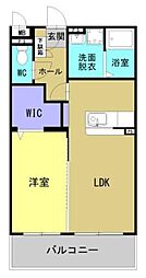 Ｂｌｉｓｓ高松 301 3階1LDKの間取り