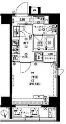 ARTESSIMOMOLLE 1Kの間取図画像