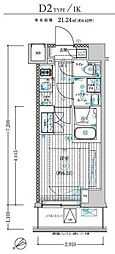 BRIZZ鶴見本町通MAXIV 1Kの間取図画像