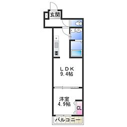フジパレス長吉長原 2階/-