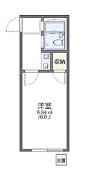 レオパレス瀬崎第1 1Kの間取図画像