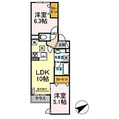 物件の間取り