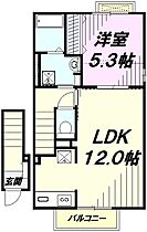 ワールド  ｜ 埼玉県飯能市大字岩沢1006-3（賃貸アパート1LDK・2階・43.32㎡） その2