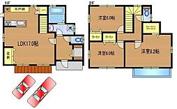 玉川上水貸家 3LDKの間取り