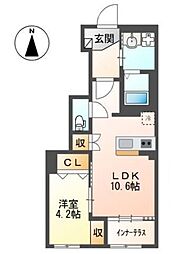 間取図画像 1LDK