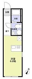 Urban Nest 杉並 ワンルームの間取図画像