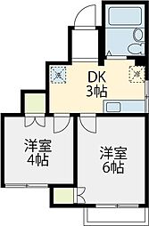 ベストクリア 2Kの間取図画像