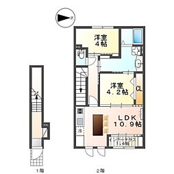 (仮称)大阪府松原市丹南新築アパート 2階