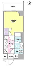 サイクラメント鷺宮 3階1Kの間取り