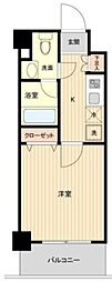 ウィルドゥ新座 1Kの間取図画像