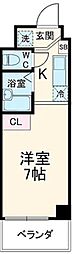 パルティーレさがみ野 1Kの間取図画像
