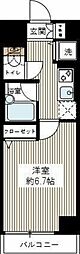 ライズステージ馬込 1Kの間取図画像