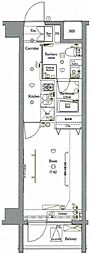 ステージグランデ新桜台 1Kの間取図画像