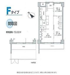 ベルジュ横濱本郷台 2DKの間取図画像