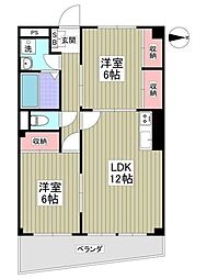 エルタウン 2LDKの間取図画像