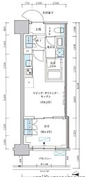 パークアクシス池袋イースト 1LDKの間取図画像