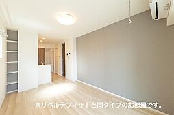 浜崎4丁目アパート 3階ワンルームのリビング/ダイニング