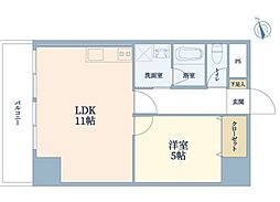 グランドメゾン麹町 1LDKの間取図画像