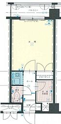 キャンパスシティ箱崎 1Kの間取図画像