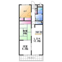 エミネンスコート 2SLDKの間取図画像
