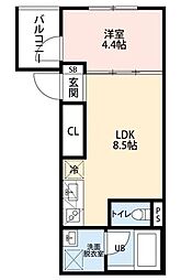間取図画像 1LDK