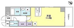 ソリッド大橋 ワンルームの間取図画像