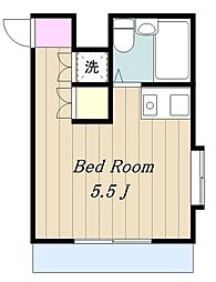 KT鹿沼台 ワンルームの間取図画像
