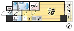 Alivis神戸駅前 ワンルームの間取図画像