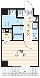DeLCCS南池袋 1Kの間取図画像