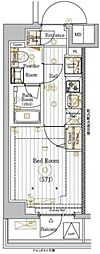 MAXIV川口青木 1Kの間取図画像