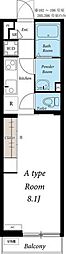 リブリ・T・S湘南台 1Kの間取図画像